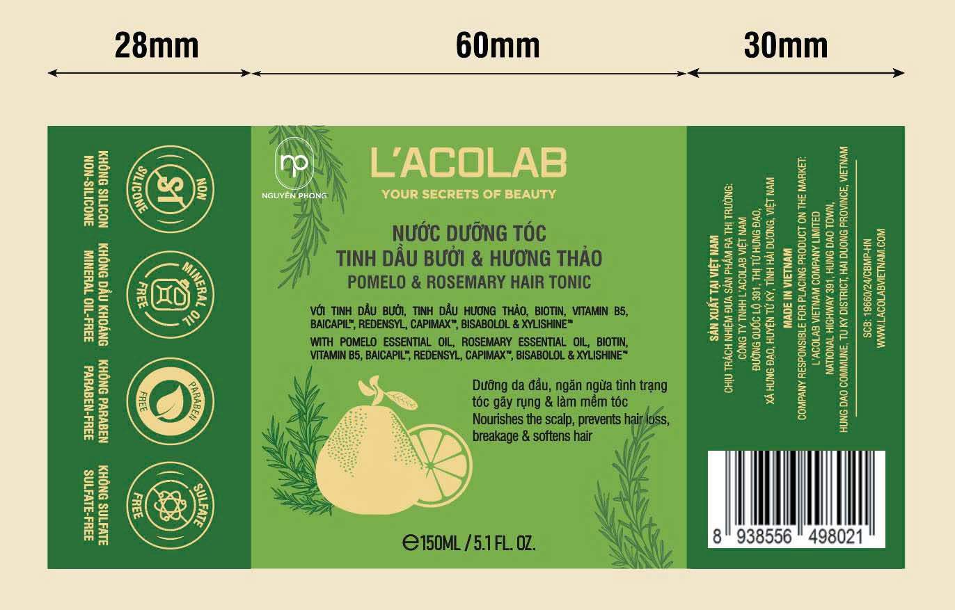 Thiết kế tem nhãn mỹ phẩm màu sắc hài hoà